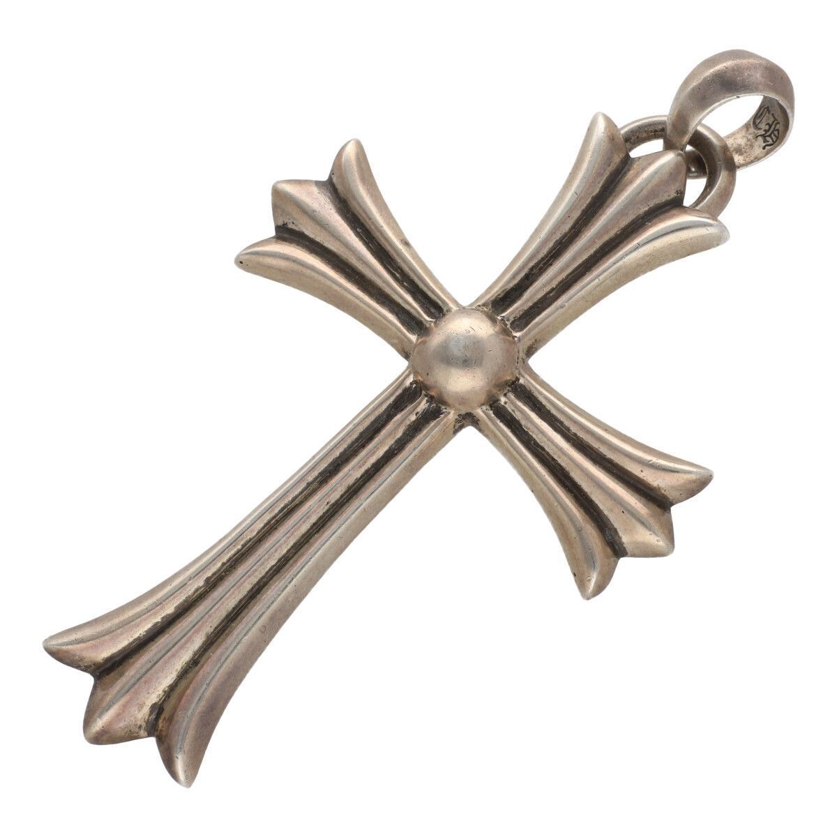 中古】 CHROME HEARTS クロムハーツ ラージCHクロス Wベイル SV925