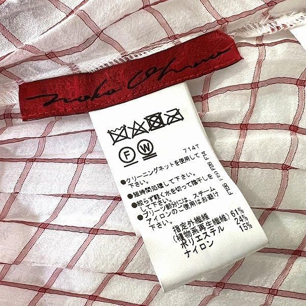 snc ノコオーノ NOKOOHNO シャツ・ブラウス 42 白 赤