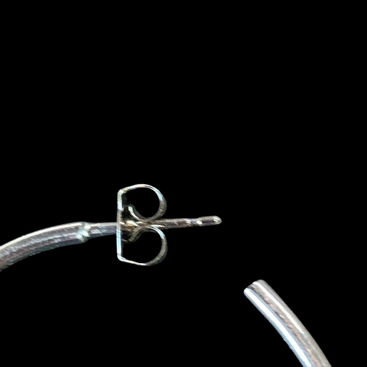 素敵♡セリーヌ　フープ ピアス　シルバー CELINE セリーヌ アクセサリー ピアス シルバー フープ 楕円 SCA4128