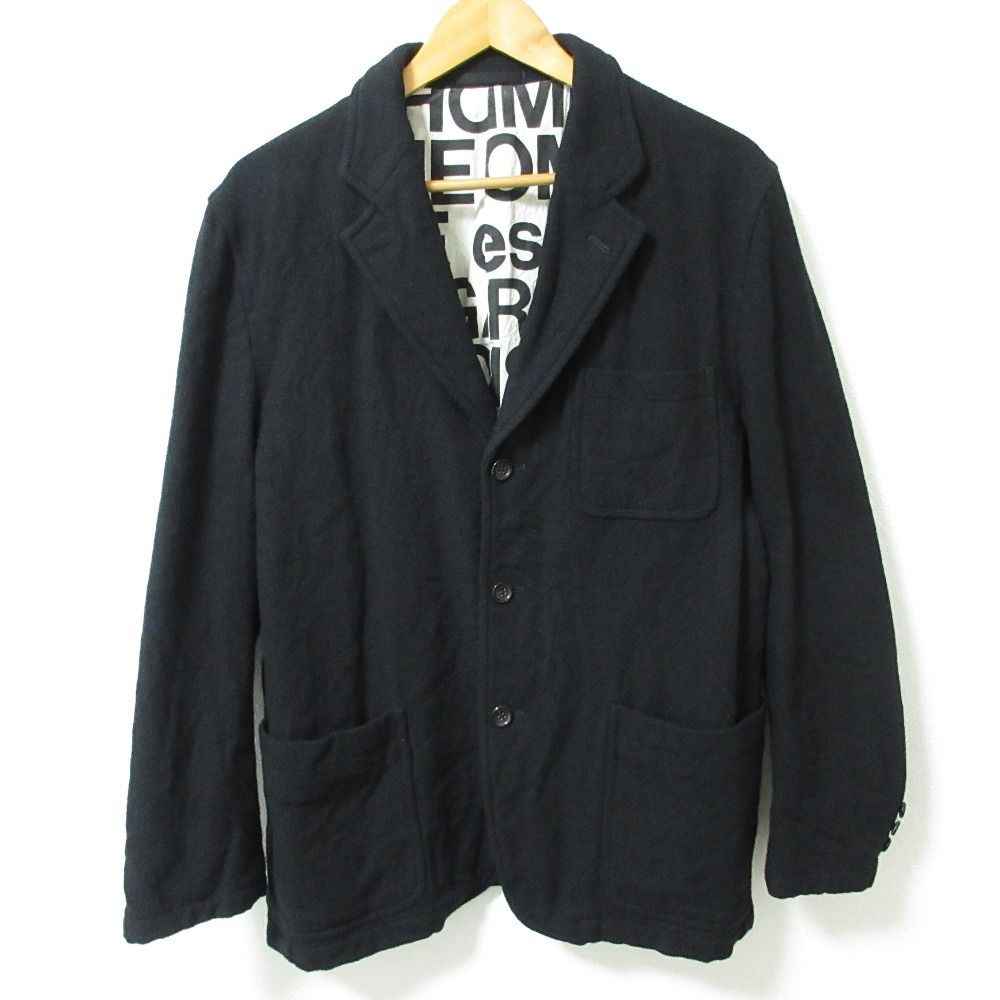 良品 COMME des GARCONS HOMME コムデギャルソンオム ロゴ裏地 ウール