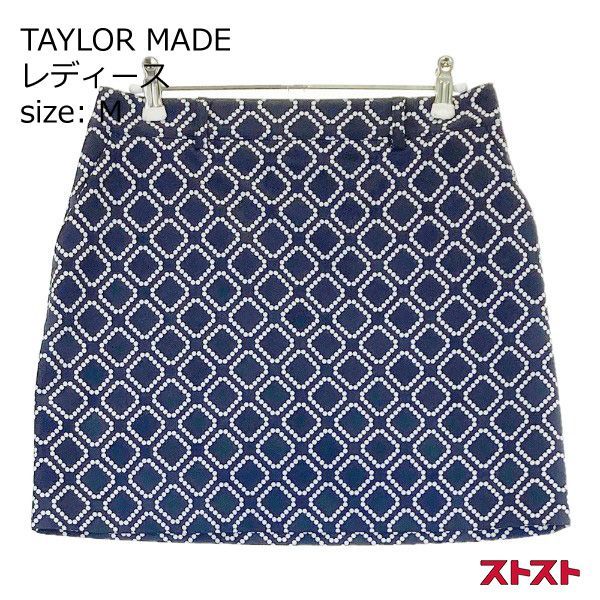 TAYLOR MADE テーラーメイド 2022年 インナー付 スカート 総柄 ネイビー系 M [240101137876]#
