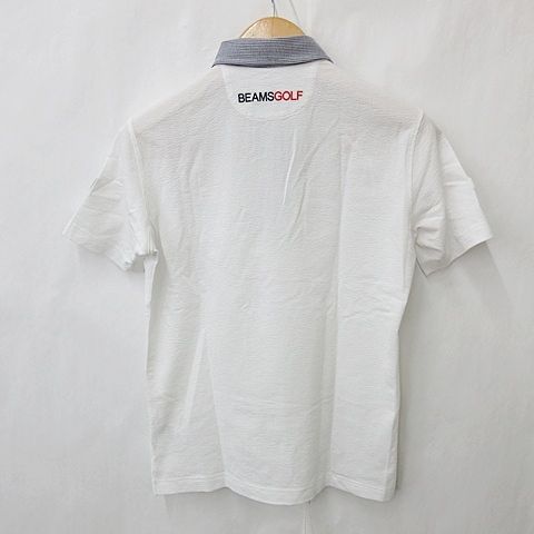 新品　BEAMS GOLF×CLUB HAUS 半袖ポロシャツ BEAMS GOLF ポロシャツ 「吸水速乾/UVカット」「MEN」ORANGE