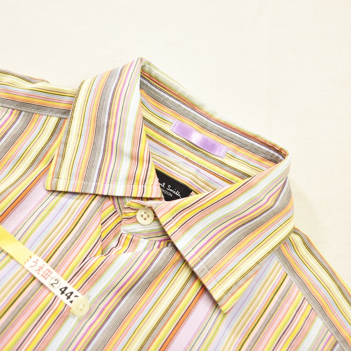 ポールスミスPaul Smith LONDON コットンマルチストライプ長袖