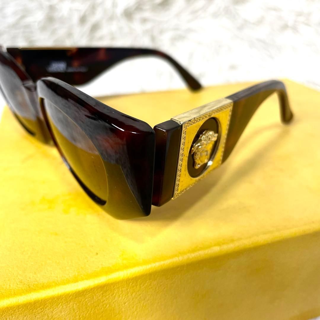 ヴェルサーチ VERSACE メデューサ サングラス メンズ ゴールド べっ甲