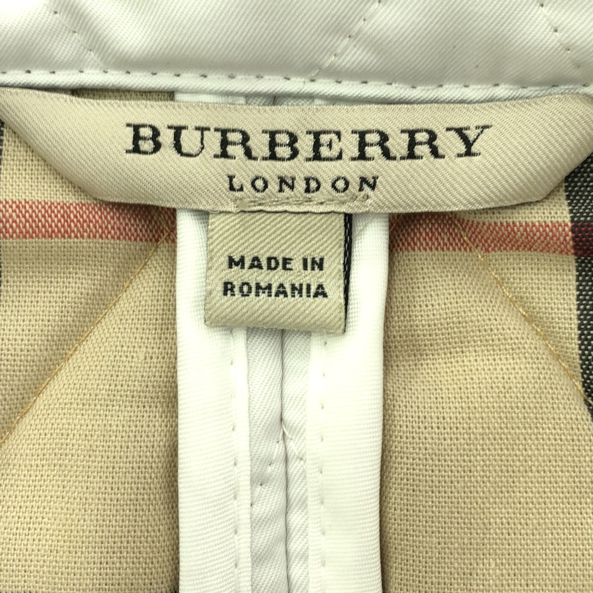 BURBERRY LONDON バーバリー ロンドン ジャケット ホワイト アウター