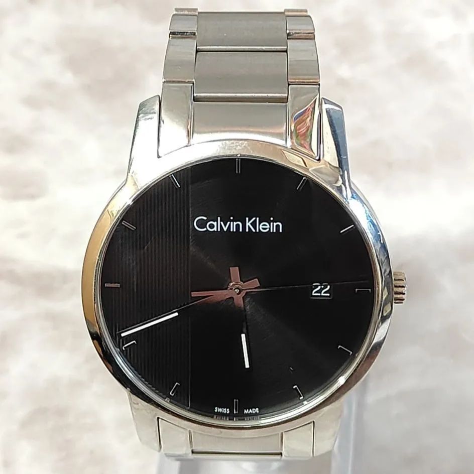 美品】Calvin Klein カルバンクライン 腕時計 メンズ シンプル 