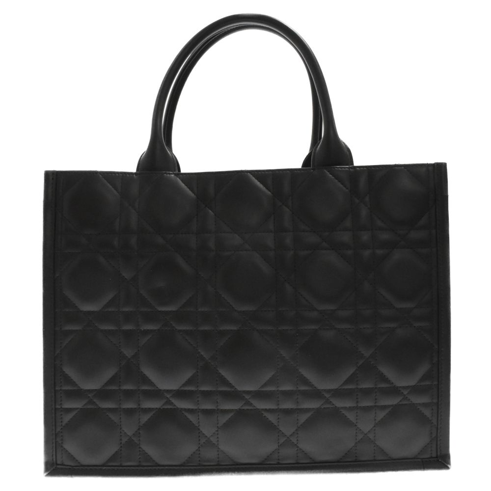 DIOR (ディオール) BOOK TOTE レザー ミディアム カナージュ