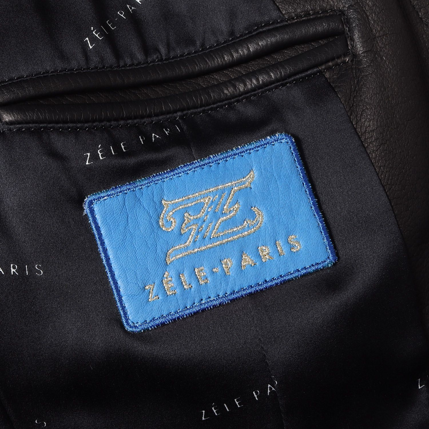 ZELE-PARIS ゼル パリ ジャケット サイズ:52 ディアスキン 