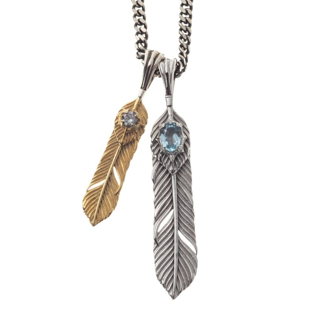 鳳凰ダブルフェザーペンダント アルテミスクラシック シルバー ジュエリーブランド