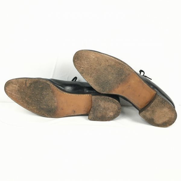 試着交換OK！60s-70s?Vintage 　Edgerton/エジャートン　プレーントゥ/ビジネスシューズ〈黒/BLACK/ブラック〉size8/26.0程度　/メンズ//men's 菅NO.WZB-214 試着交換OK！60s-70s?Vintage Edgerton/エジャートン プレーントゥ