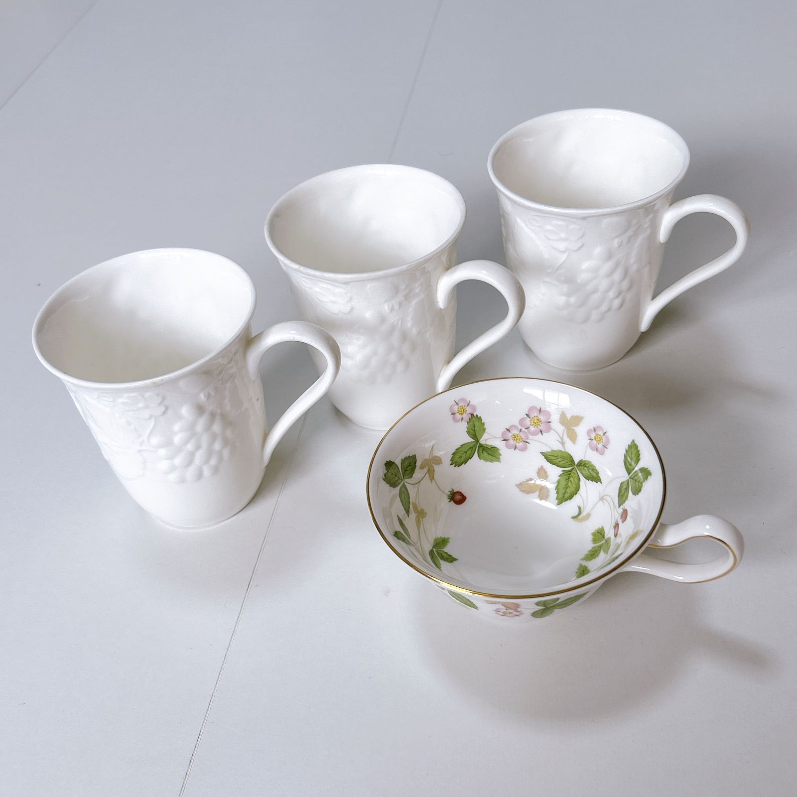 WEDGWOOD ウェッジウッド ティーカップ カップ ４客 セット 管理番号ARCYRA3317