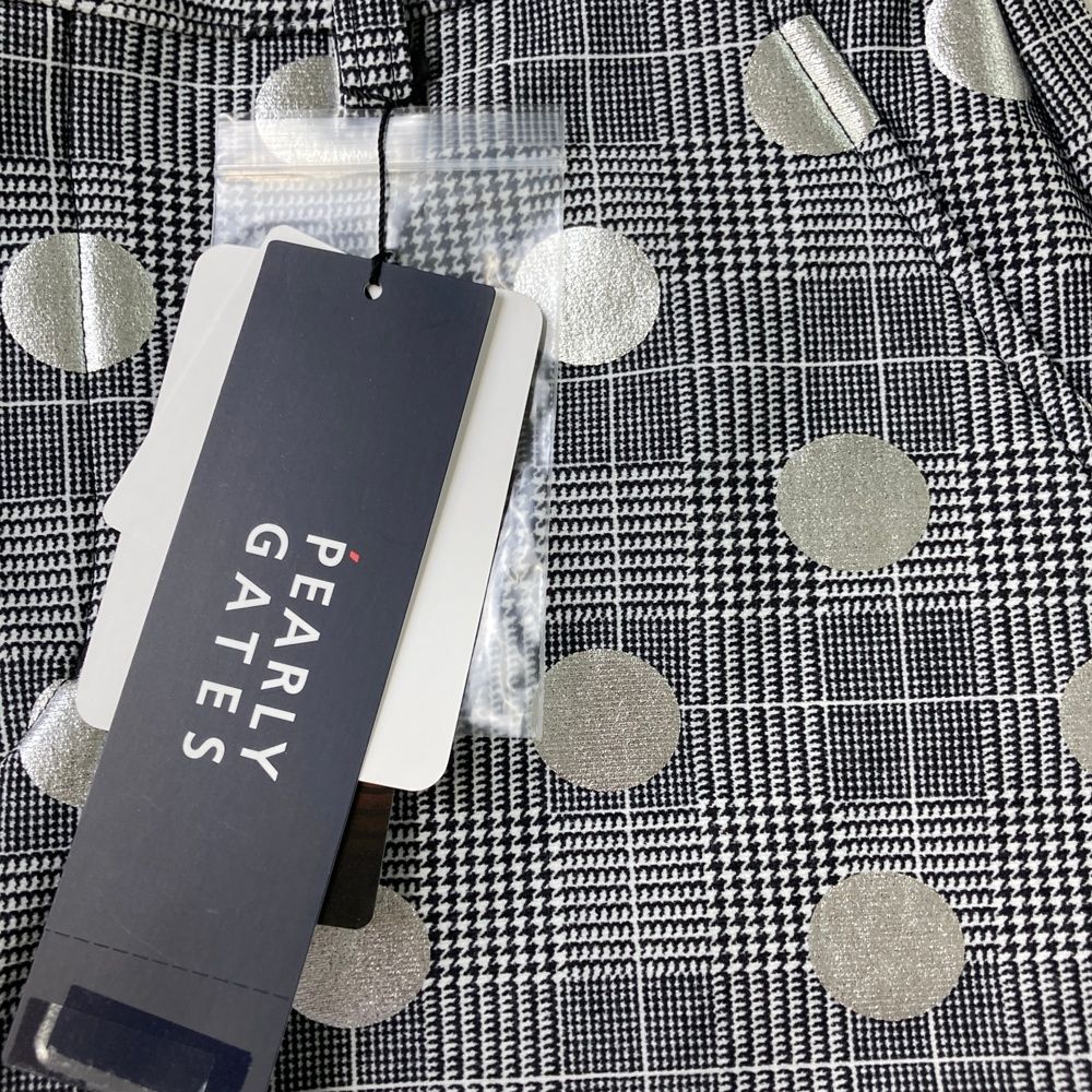 職人の サイズ 0 PEARLY GATES パーリーゲイツ 055-1134112 スカート ドット グレンチェック ネイビー系 240101527575 ゴルフウェア レディース ストスト