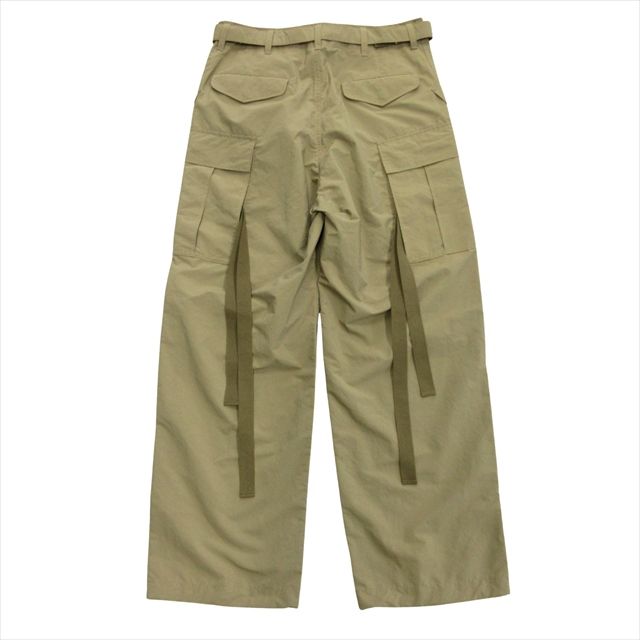 23aw サカイ sacai マットタフタ パンツ Matte Taffeta Pants