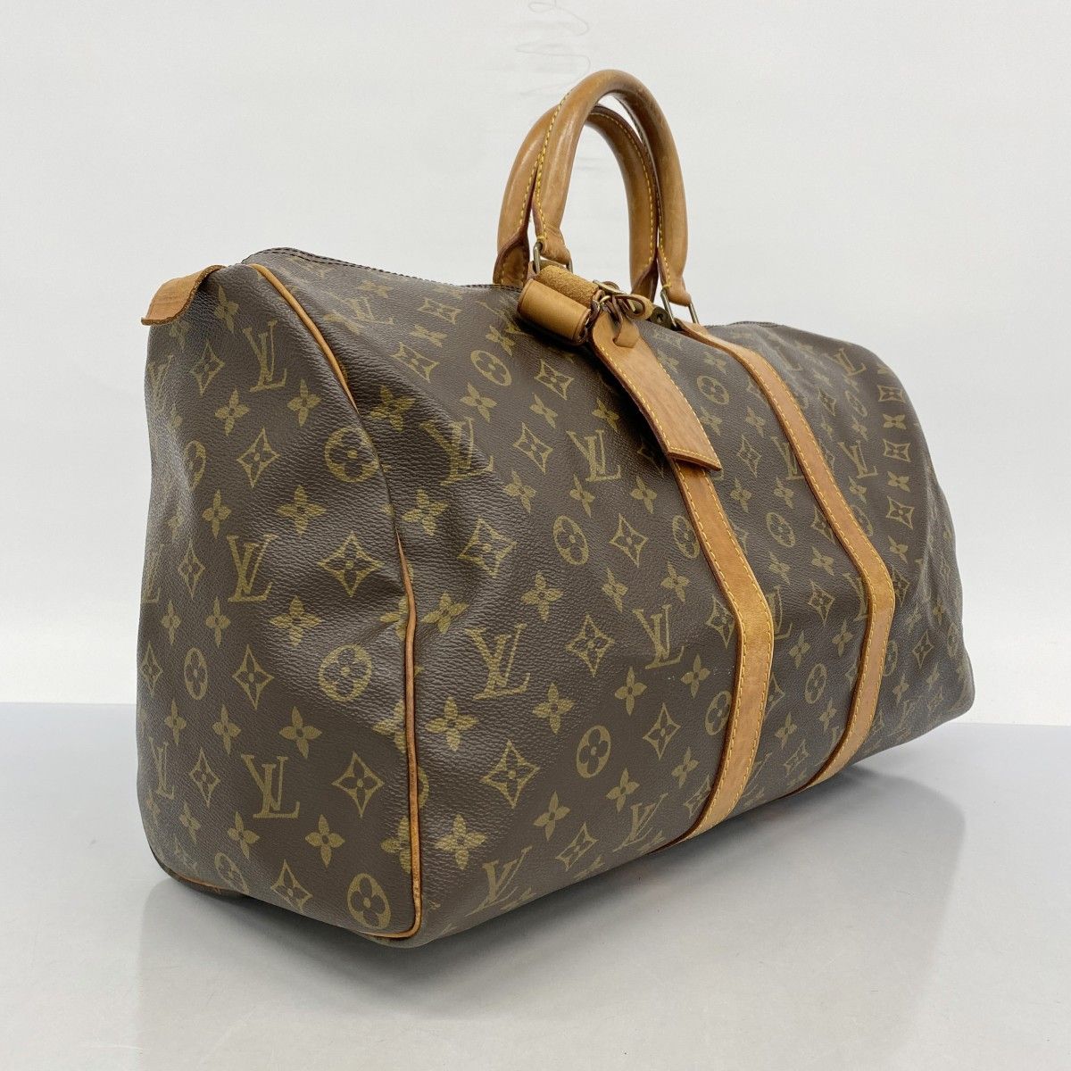 5ib2629-h ルイヴィトン ボストンバッグ モノグラム キーポル45 M41428 ブラウン メンズ レディース ユニセックス