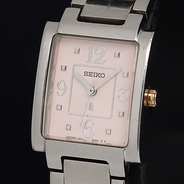 稼動 セイコー ルキア QZ ピンク文字盤 1N01-0EA0 レディース腕時計 OGH 2000000 NSK