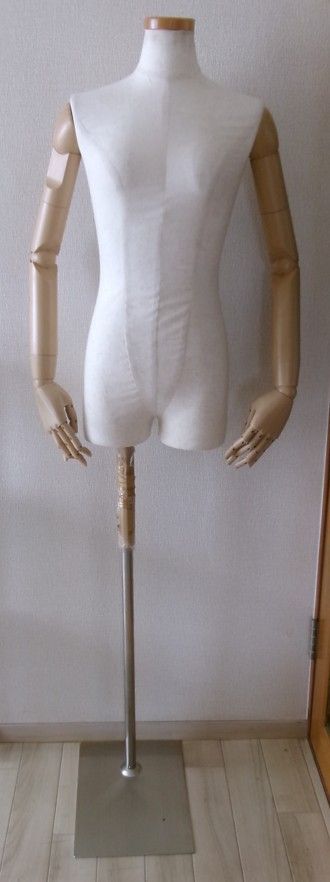 ③レディース　マネキン　店舗　ディスプレイ　トルソー ひざ上トルソー レディース 高さ105cm 【9号サイズ】 B83×W62