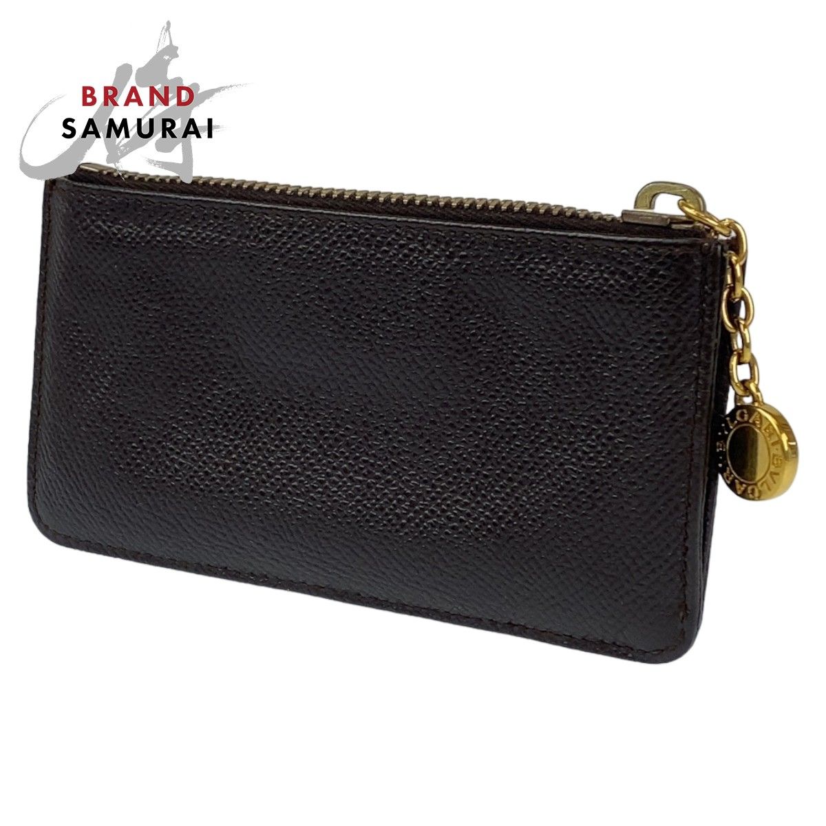 BVLGARI 黒 レザー コインケース（BVLGARI ブルガリ ブラック 黒