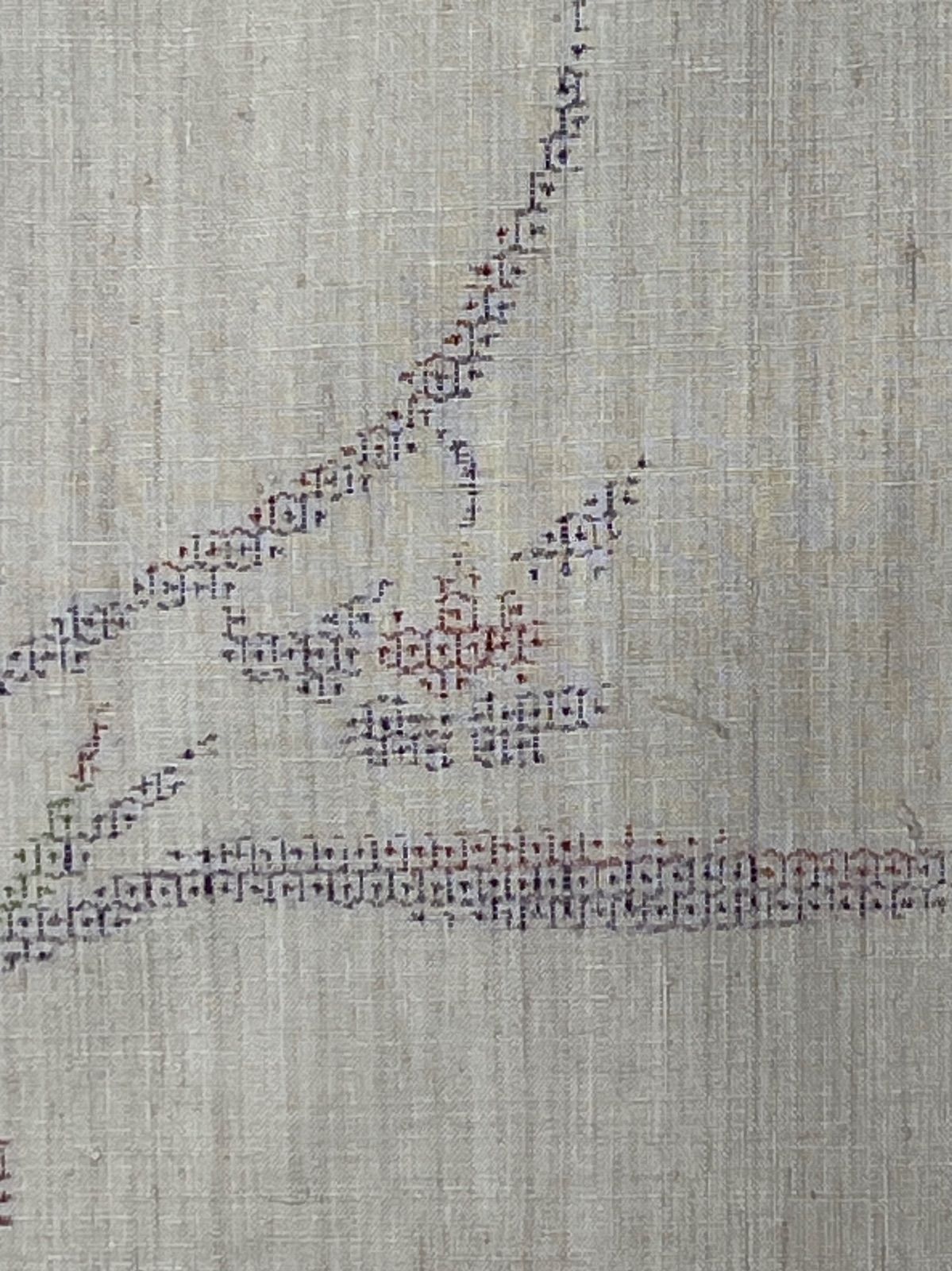 k31☆本場結城紬☆超豪華絢爛綺麗逸品身丈163cm裄丈69cm袷広襟(未使用)