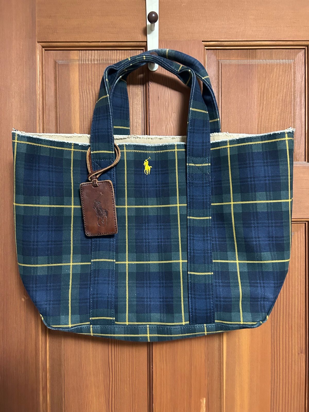 ラルフローレン 切りっぱなし トートバッグ