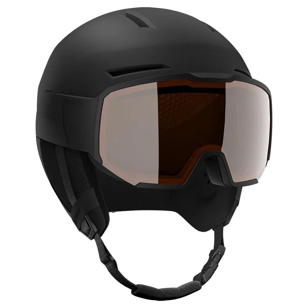 お取り寄せ ２～４週間で発送 サロモン オスモ バイザー ヘルメット Black SALOMON Osmo visor helmet Snowboards t