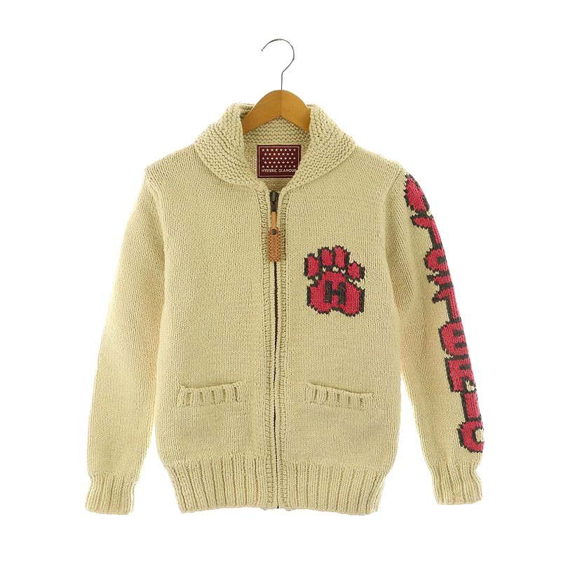 ヒステリックグラマー✳︎meow刺繍ニット カーディガン 猫 ねこ ネコ