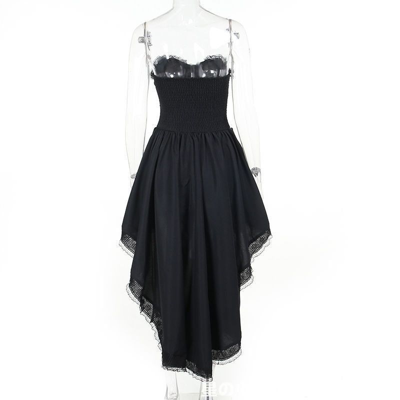 2026 新品 ハロウィン ゴシックドレス クロスディテール＆コルセット風