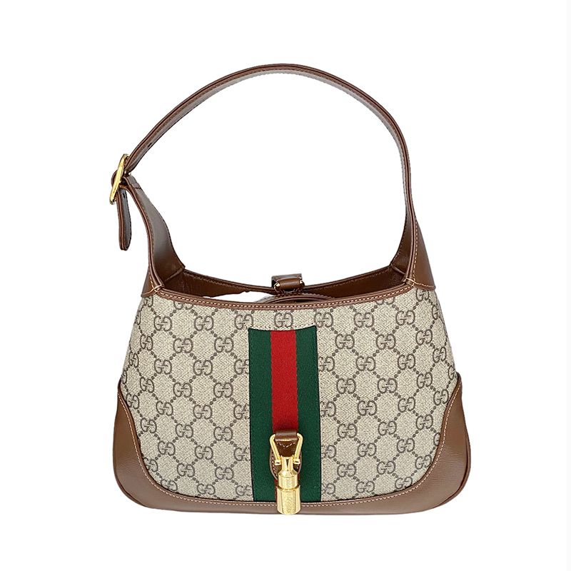 グッチ GUCCI ジャッキー1691 スモールホーボー 636706 ブラウン GG