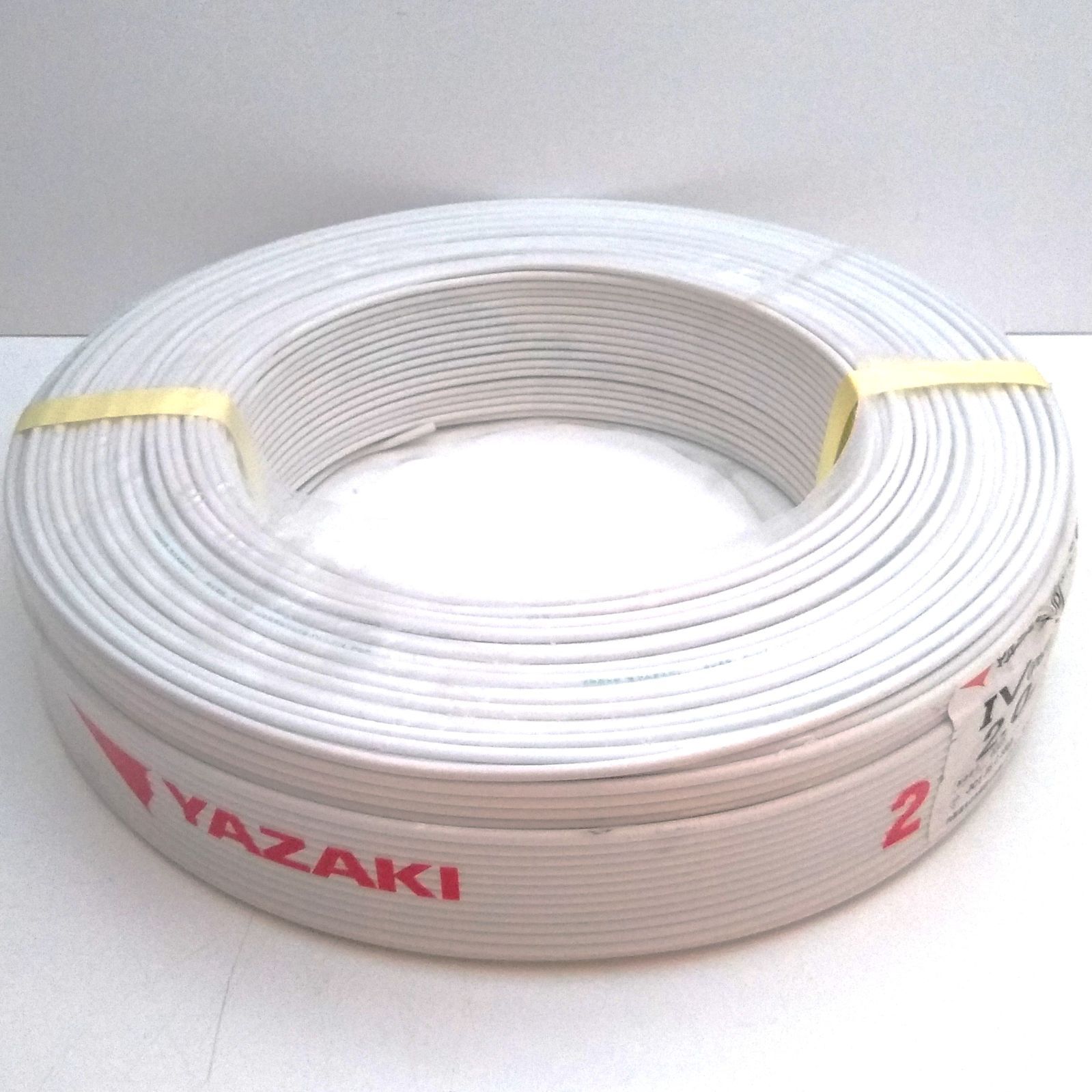 X04500 矢崎電線 IV PbF 2.0㎜ 白 300ｍ 電線 建築資材 電気工事 ケーブル HRDEVELOPMENT_JP