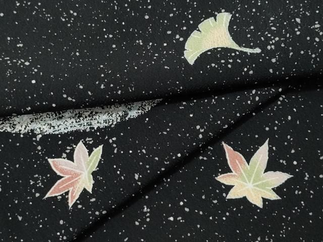 平和屋着物○上質な小紋 地紋起こし 舞花文 正絹 逸品 DAAR0174yyy