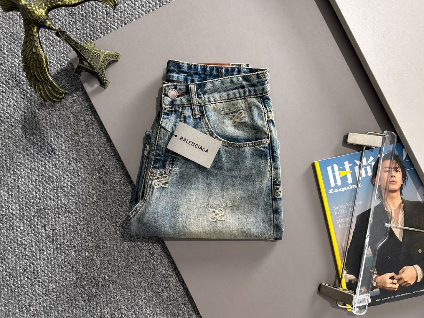 今日 Paris 2025SS デニムショートパンツ