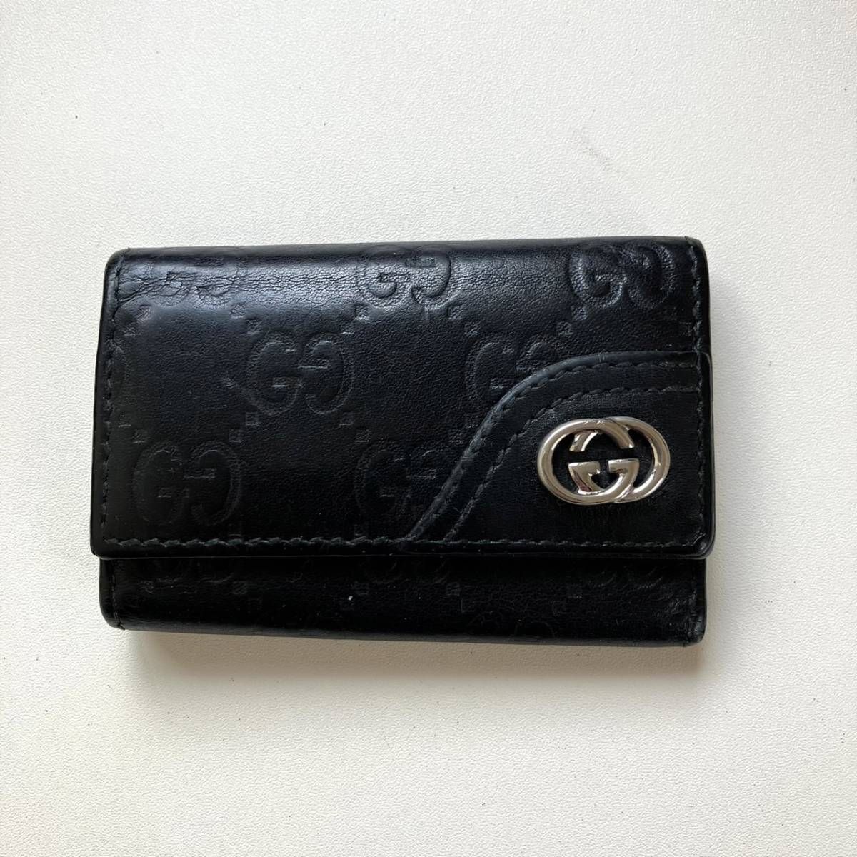 グッチ GUCCI キーケース シマ - メルカリ