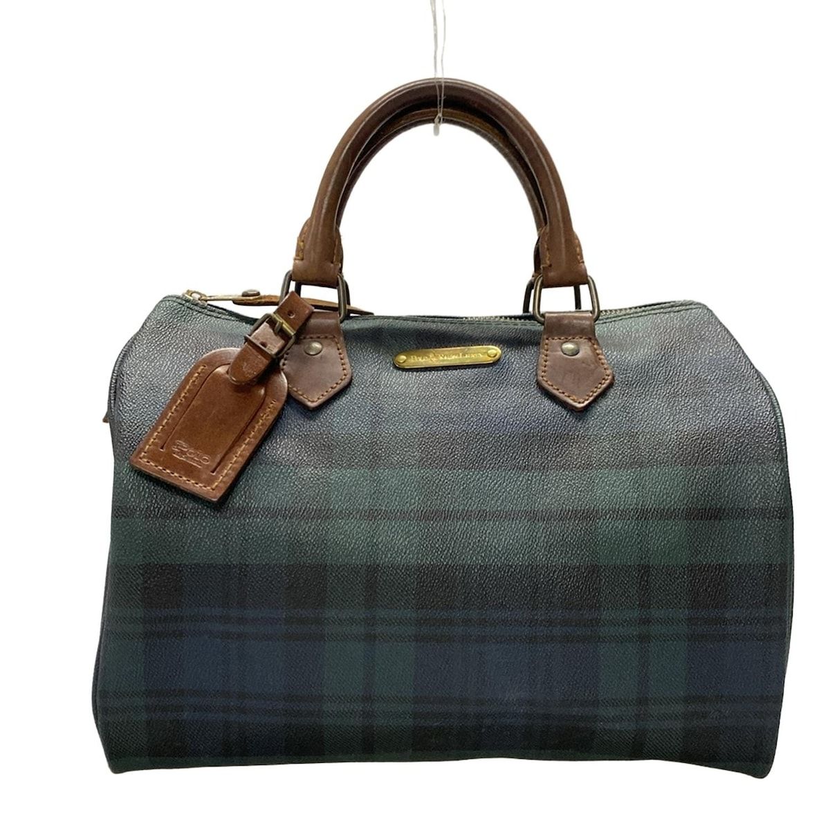 ラルフローレン ハンドバッグ - チェック柄 ポロラルフローレン