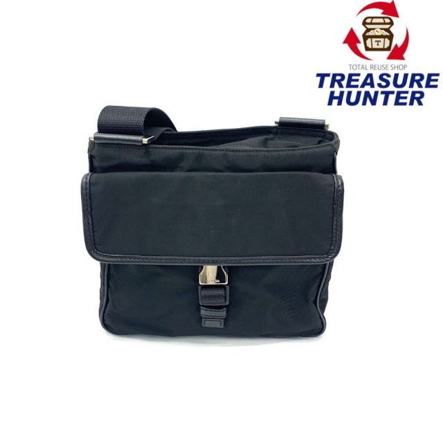 PRADA プラダ ナイロン ショルダーバッグ VA0269 ブラック ファスナー開閉式 バッグ 102061863005