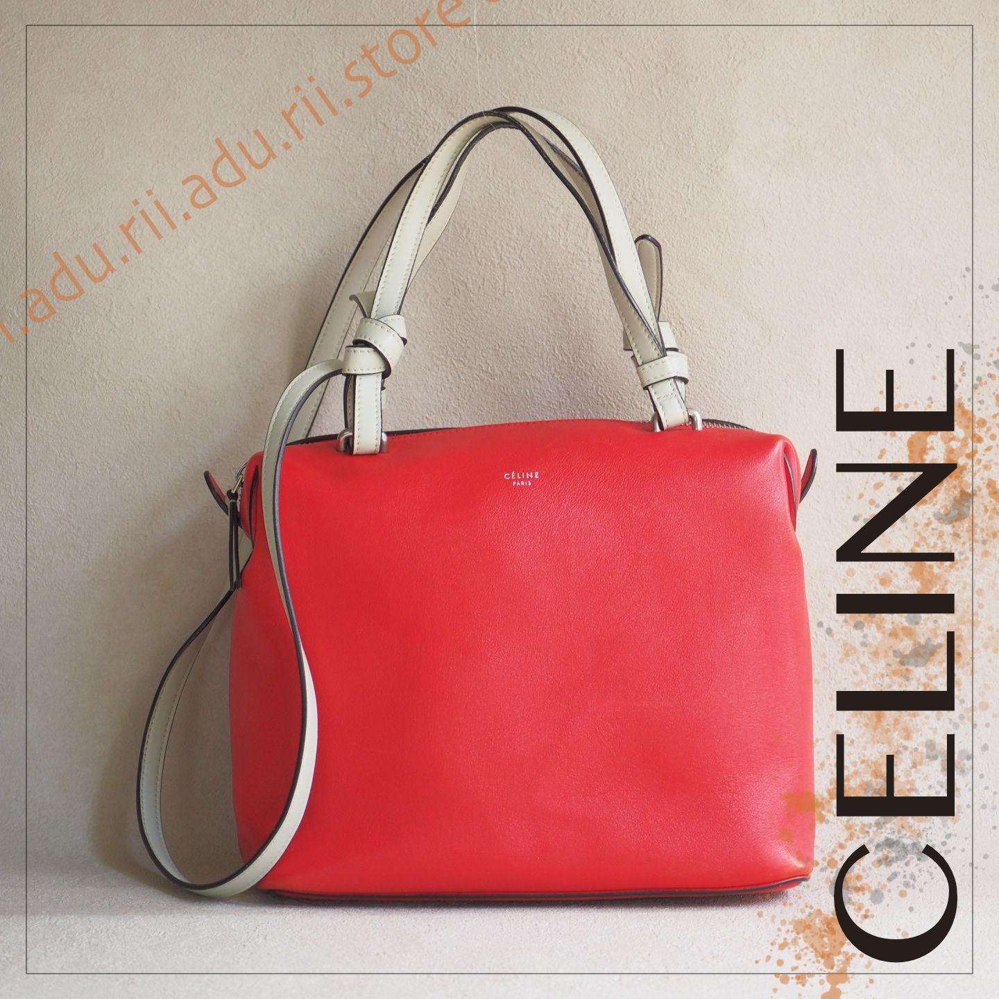 極美品☆ セリーヌ CELINE ソフトキューブ スモール 2WAY ショルダー  