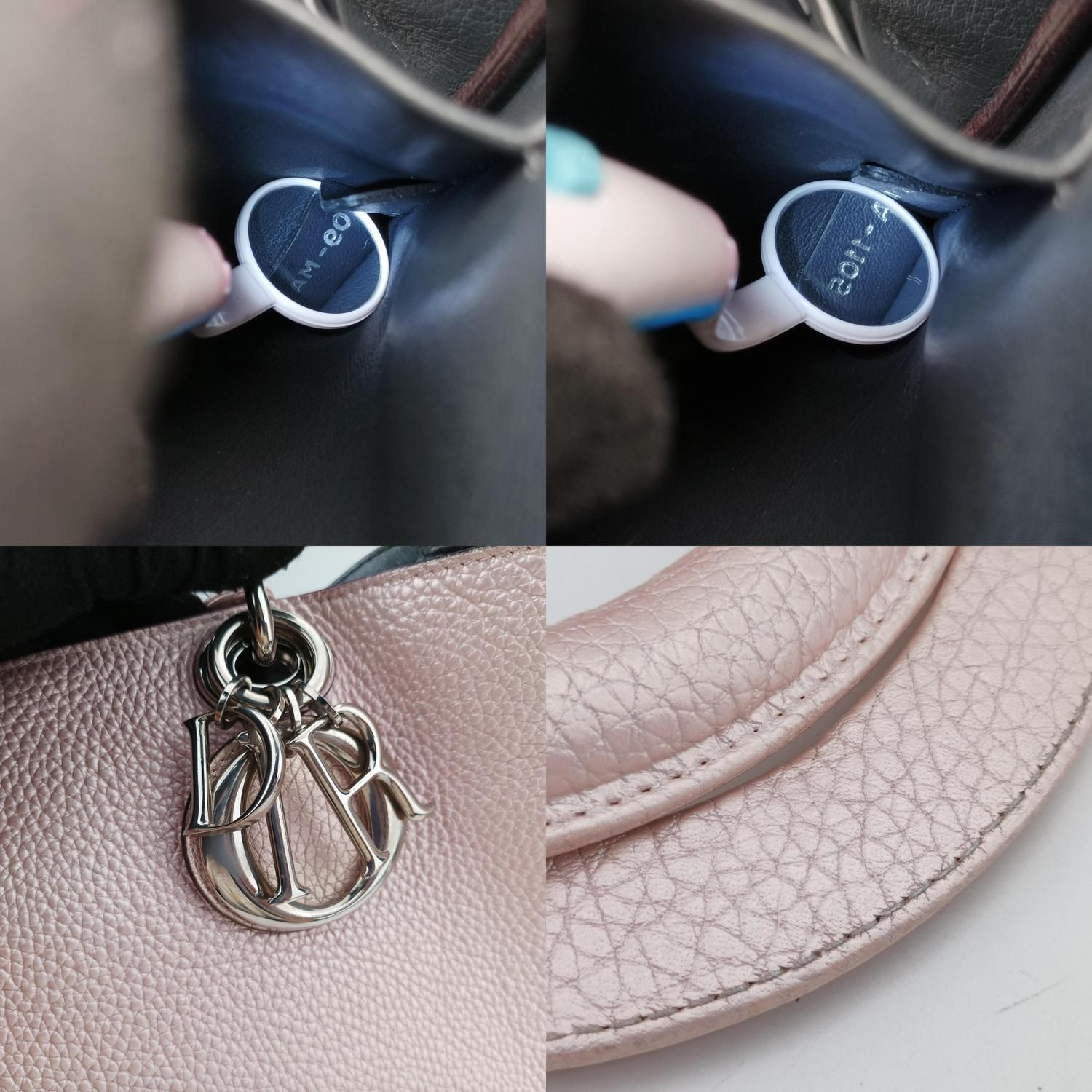 クリスチャンディオール Christian Dior ショルダーバッグ レディース ディオリッシモ ピンク レザー 09-MA-1105