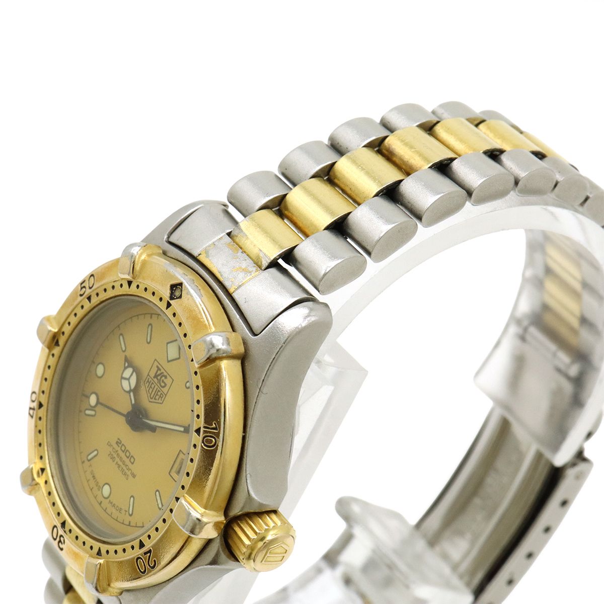 稼働　TAG HEUER タグホイヤー プロフェッショナル 964.008 楽天市場】美品 タグホイヤー プロフェッショナル レディース