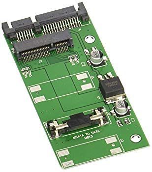 PC周辺機器 【】変換名人 mSATA - SATA(7ピン)変換基板 SATAM-SATA rdzdsi3