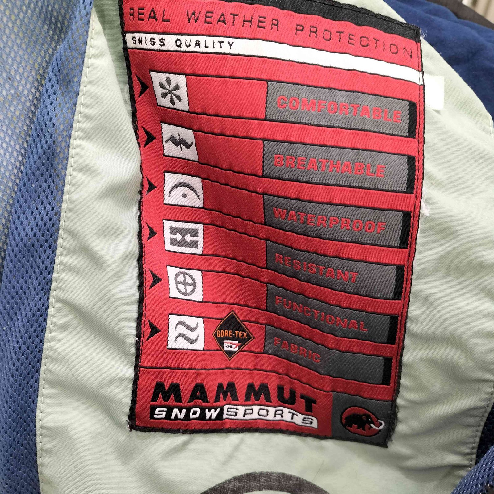 マムート MAMMUT 90s SNOW SPORT Balance Project GORE-TEX 裾ドロー 