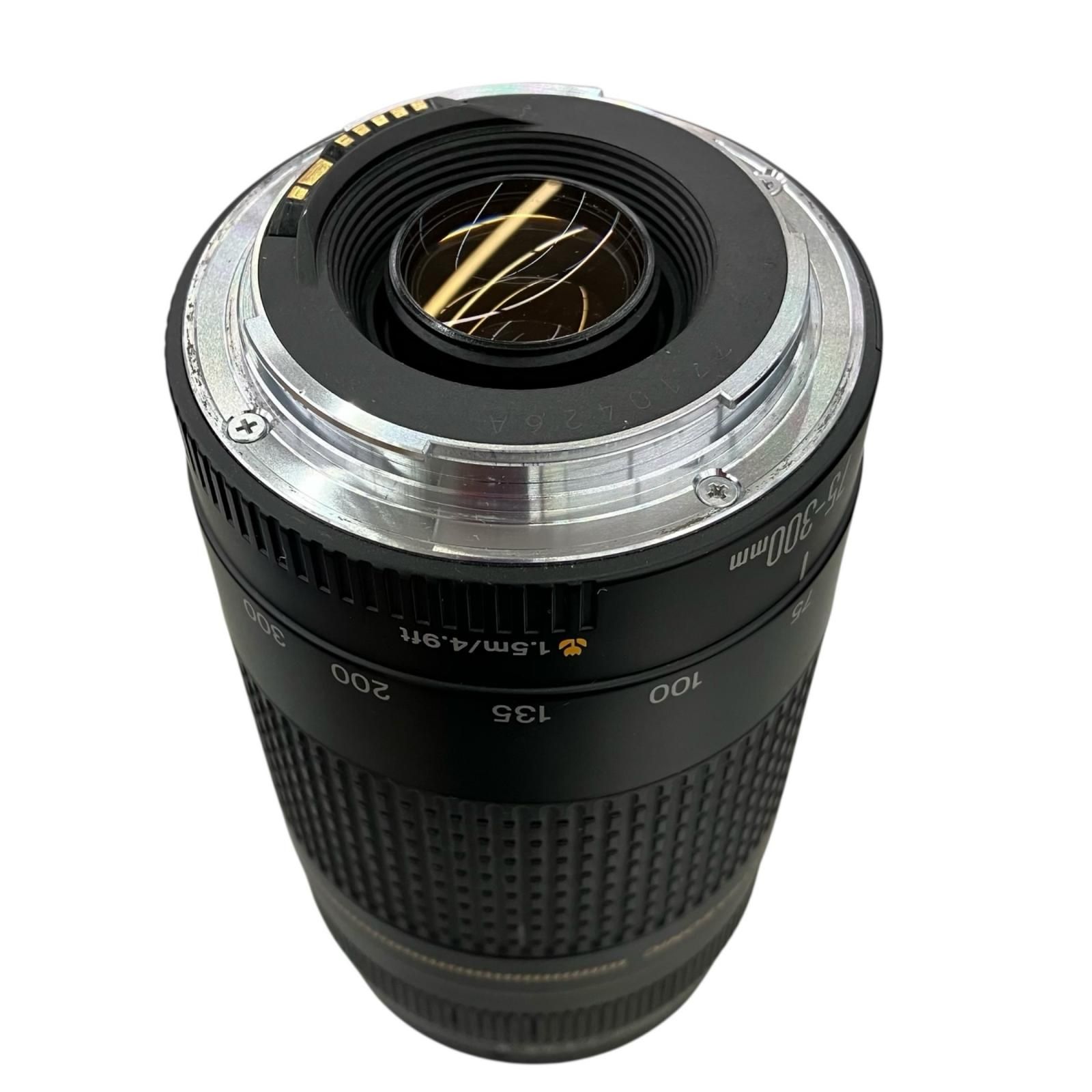  186000 canon キャノン レンズ2点セット 75 300 mm 70 EF f 4 5 6 IS USM 2点 レンズ(ズーム) カメラ