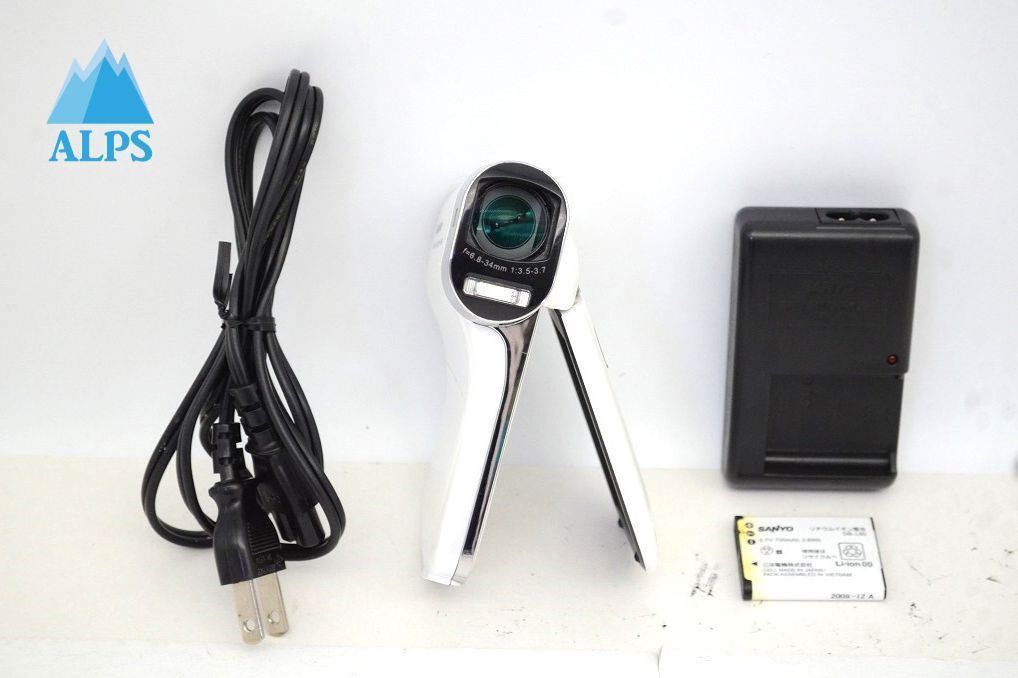 SANYO サンヨー Xacti DMX-CG100 デジタルビデオカメラ ホワイト 251022a