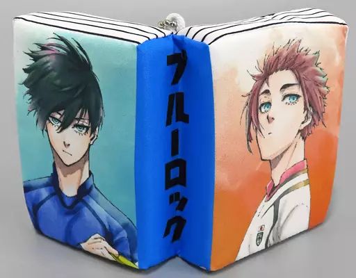 中古】雑貨 糸師冴＆糸師凛 コミッククッションキーホルダー 「ブルー