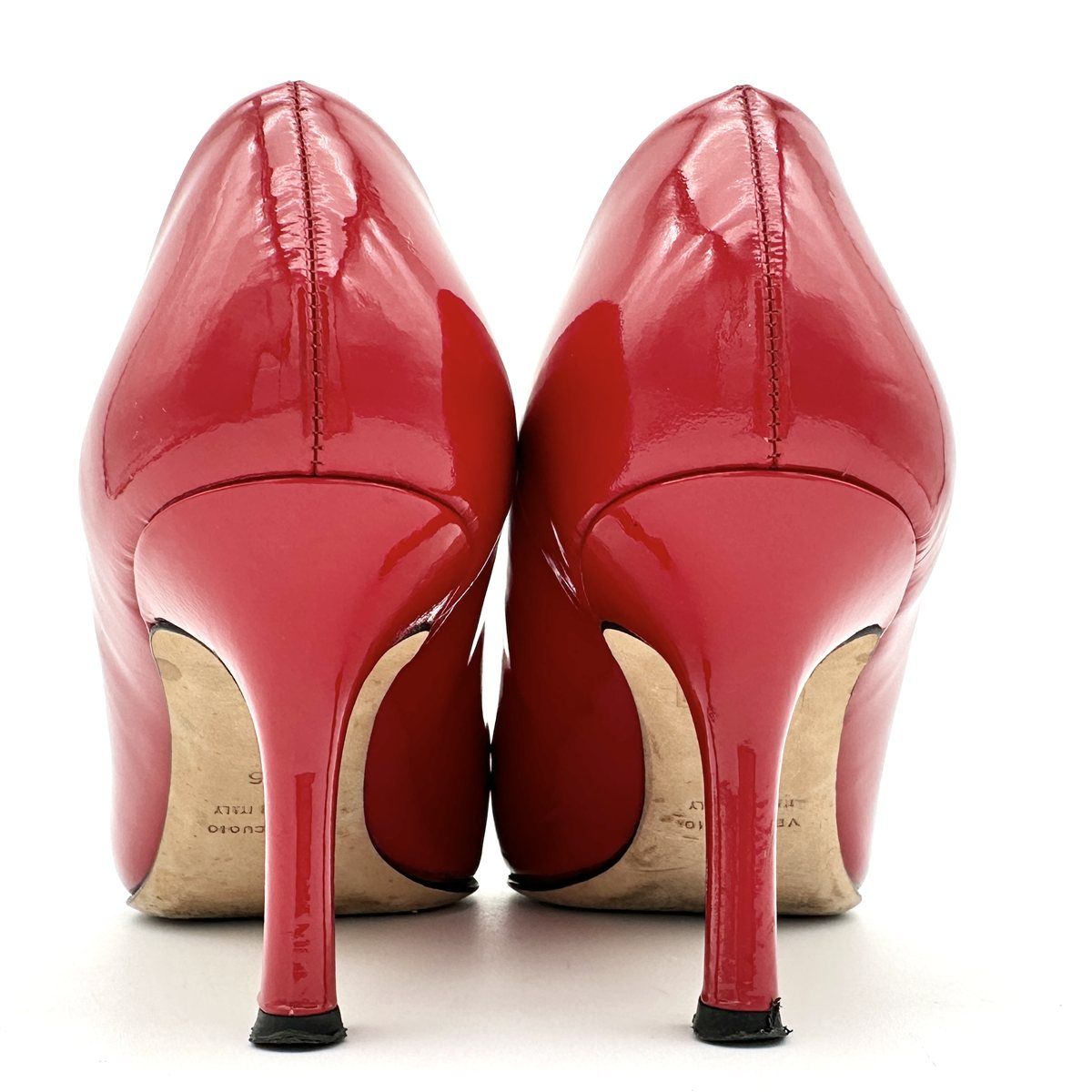 エナメル アーモンドトゥ