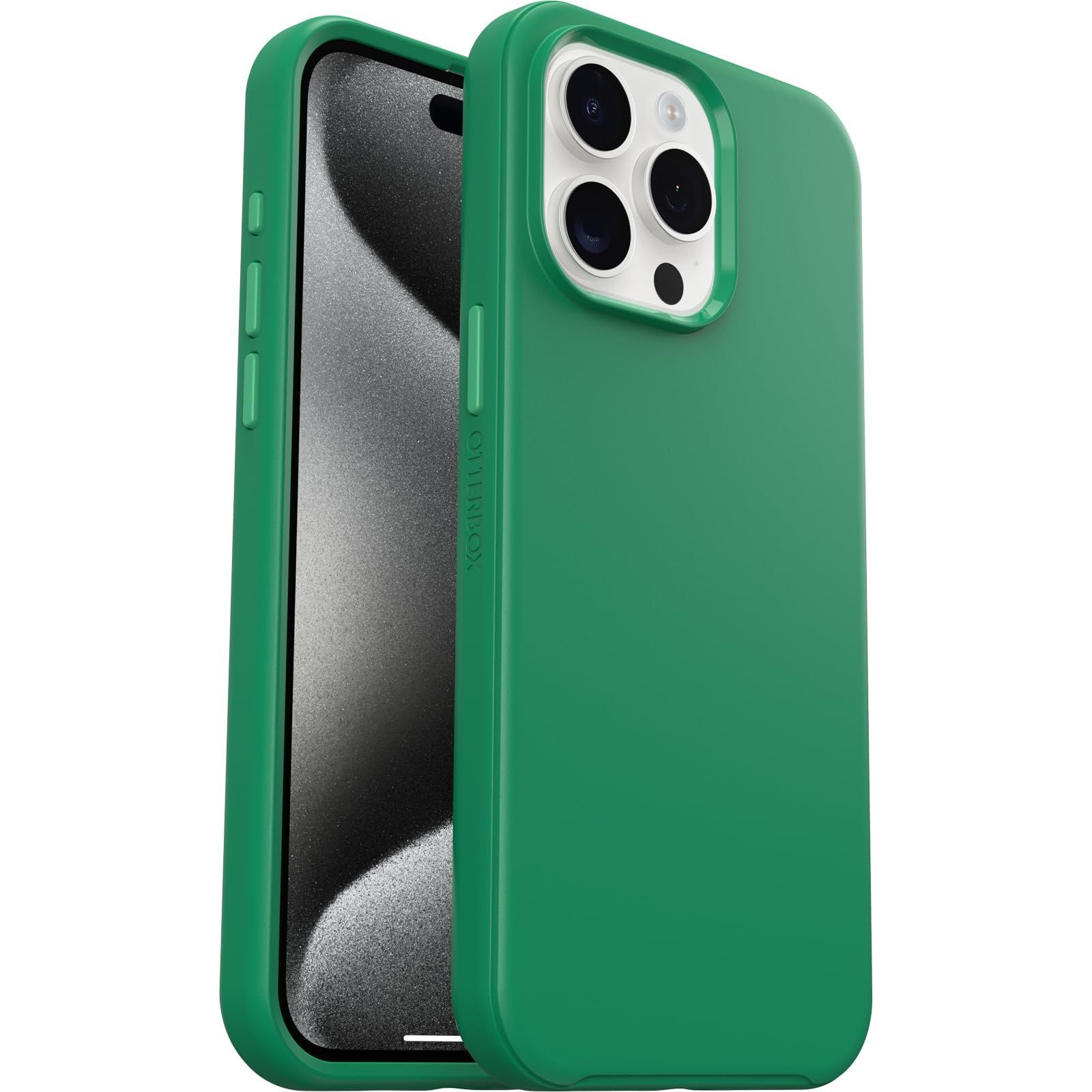 OtterBox iPhone 15 Pro Max用 耐衝撃 衝撃吸収 米軍MIL規格 Magsafe対応ケース Symmetryグリーンジュース 正規品 〔オッターボックス〕 グリーン