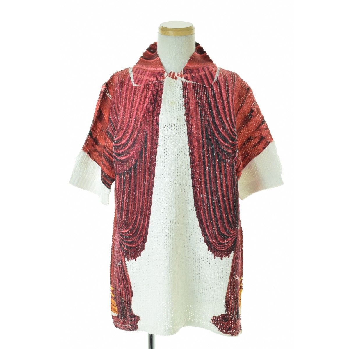 COMMEdesGARCONSHOMMEPLUS】24SS PM-N003 グラフィックデザイン ニット  