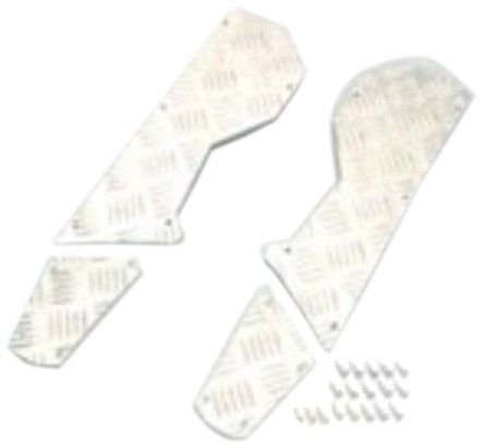 【新品・3営業日で発送】キタコ アルミステップボード（シルバー）(538-0412000)