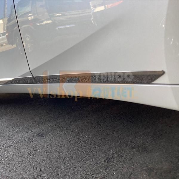 トヨタ プリウス 60系 5代目 ドアトリム ドアアンダーガーニッシュ 傷付き防止 ステンレス製 鏡面 カスタムパーツ