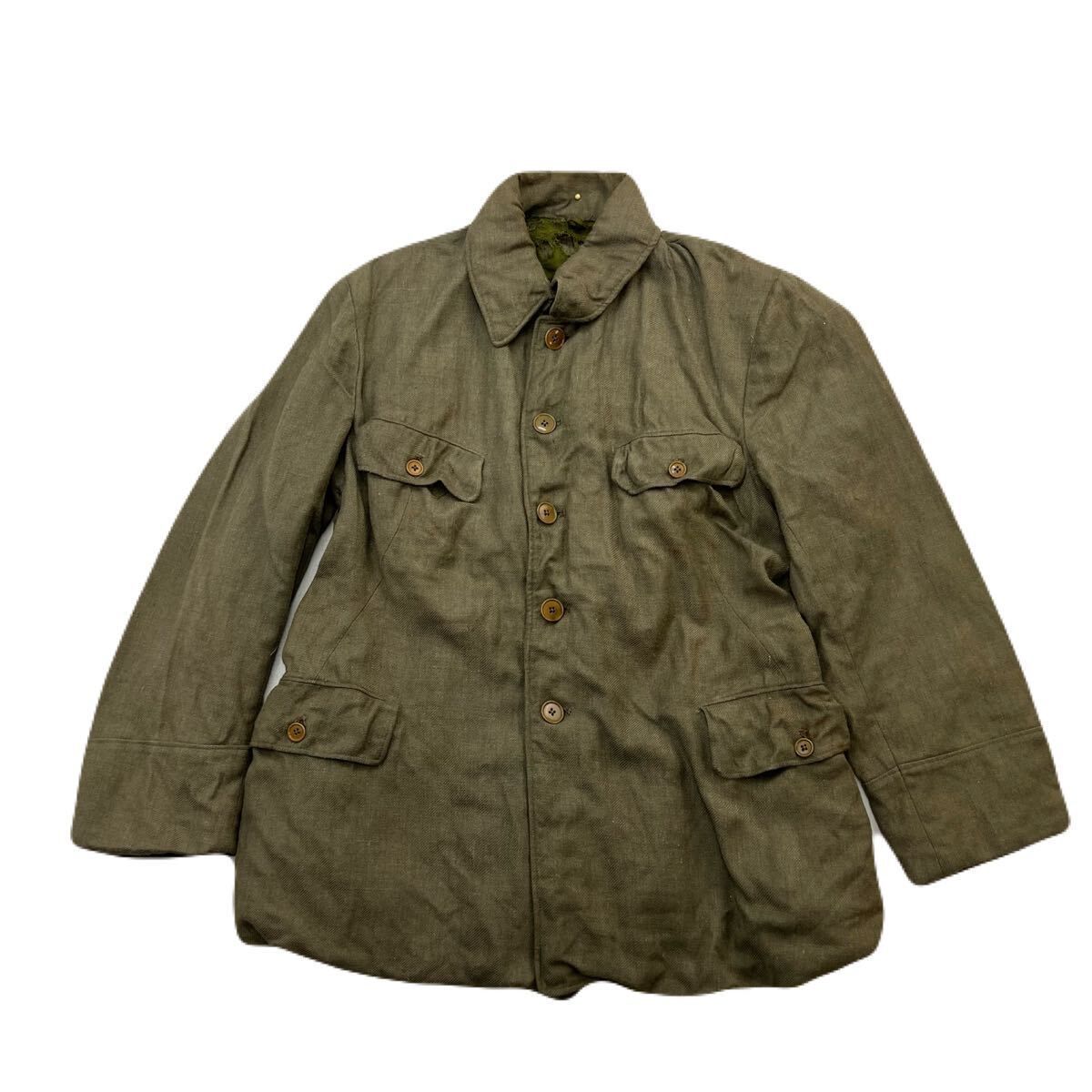 国民服 メンズ S相当 オリーブ グリーン ヴィンテージ 軍服 希少 