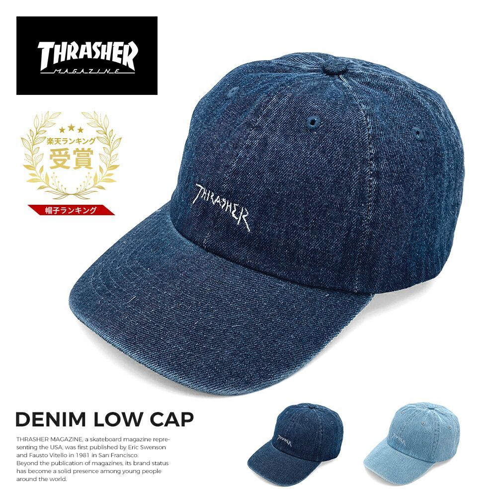 スラッシャー キャップ THRASHER cap 帽子 ローキャップ メンズ