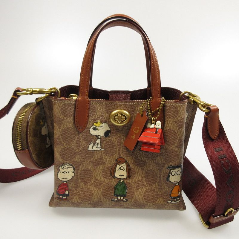 姫路東店】 中古 COACH | コーチ ×PEANUTS 2wayバッグ ウィロウ