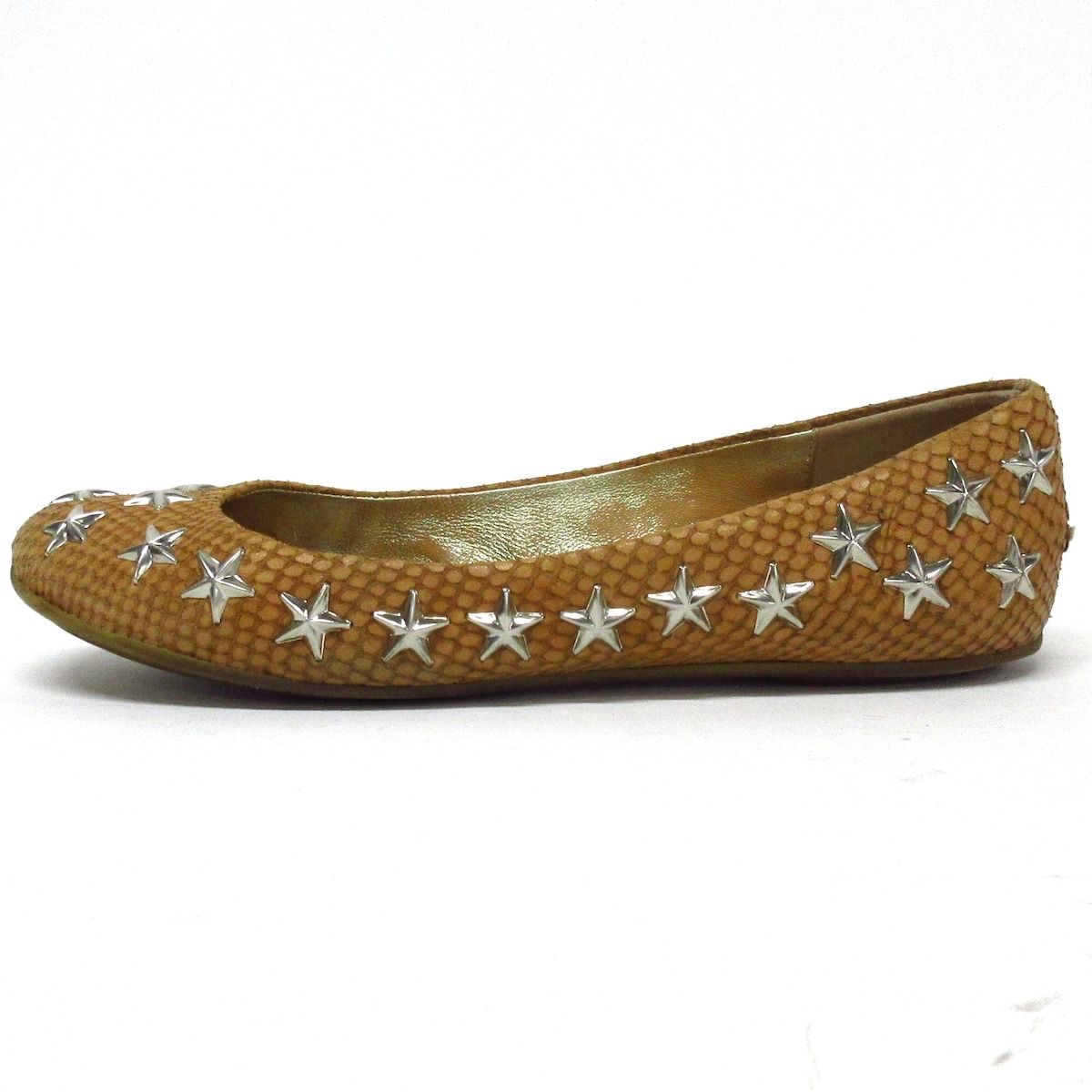 JIMMY CHOO バレエシューズ カーキ 36（レディース バレエ